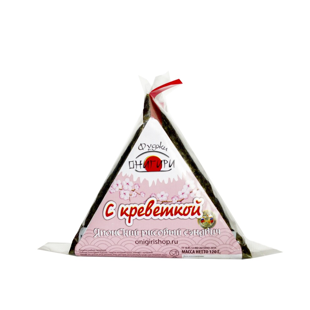 Онигири Фуджи "с Креветкой" 120гр.