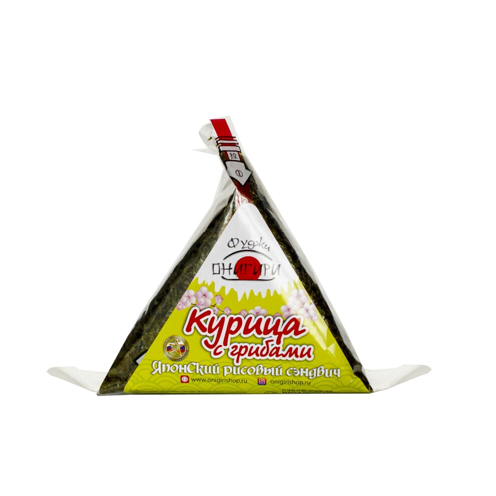 Онигири Фуджи "Курица с грибами" 120гр.